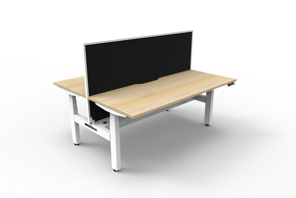 Boost Electric Height Adjustable Back-To-Back Workstations With Cable ...