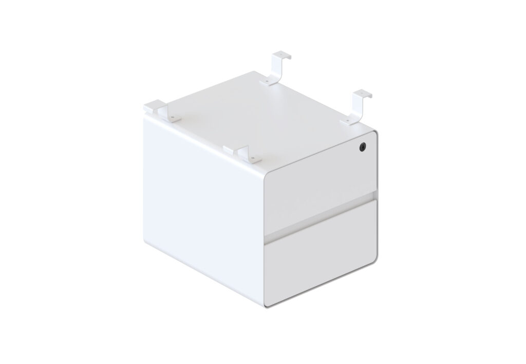 Loop & Profile 2 Drawer Hanging Pedestal - Xpert Office Furniture