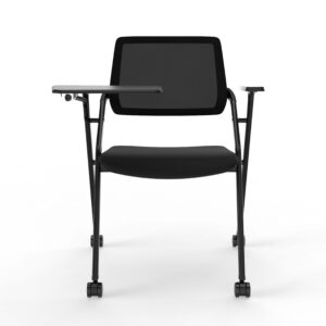 Air Mesh Back Training Chair on Castors with Tablet Arm